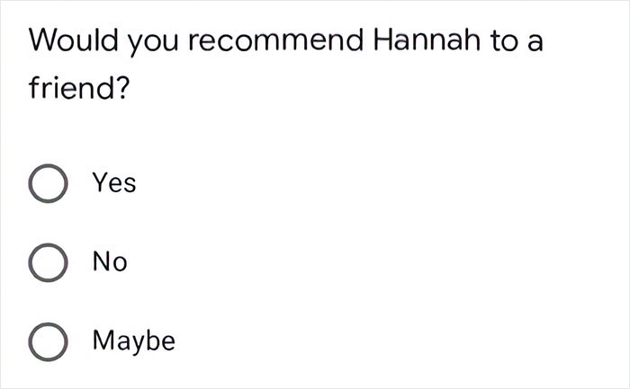 Tired Of Getting Ghosted, This Woman Made A Survey So That She Can 'Improve For The Next Candidate' Tired Of Getting Ghosted, This Woman Made A Survey So That She Can 'Improve For The Next Candidate'