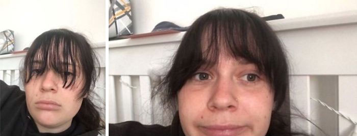 An Attempt At Fringe Bangs Was Made