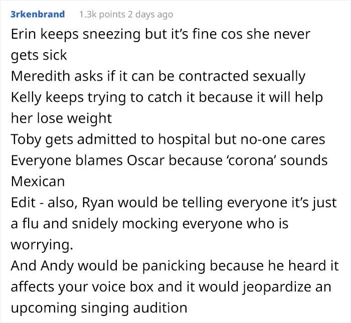 Fans Write A Hilarious Coronavirus-Inspired &lsquo;The Office&rsquo; Episode