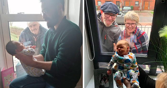 These 30 People Found Ways Of Seeing Their Loved Ones Without Putting Them In Danger