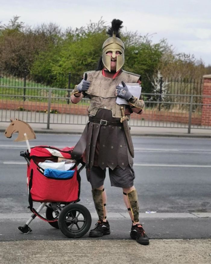 Postman Is Doing His Deliveries In Funny Costumes To Cheer People Up