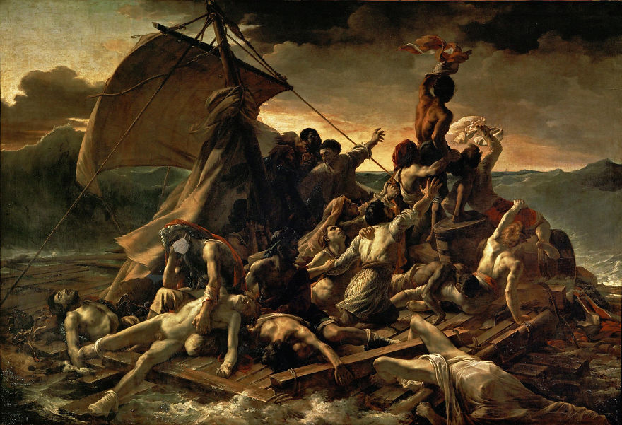 Raft Of The Medusa By Théodore Géricault, 1818