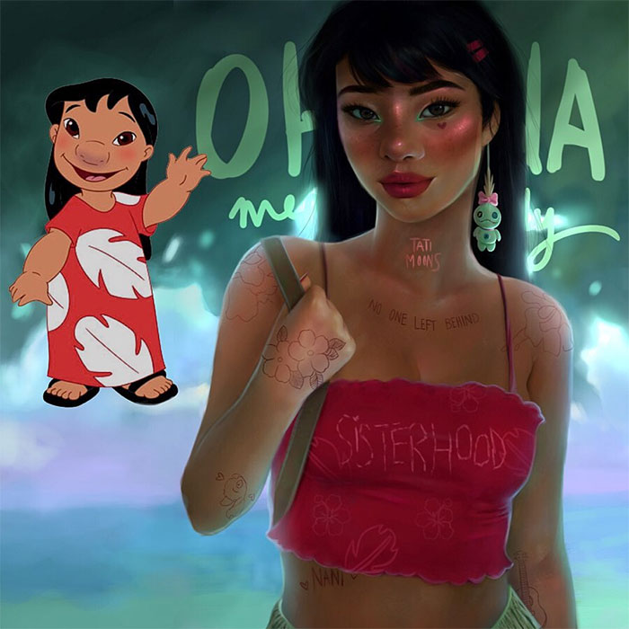 Famous Cartoon Characters Look Like Modern-Day Grown-Ups In 16 Illustrations By Tati MoonS (New Pics)