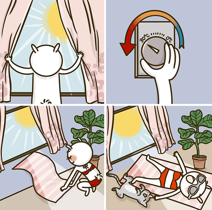 I Am Illustrating Adventures With My Husband, Here’s 23 Comics Depicting How We Spent The Days During Quarantine