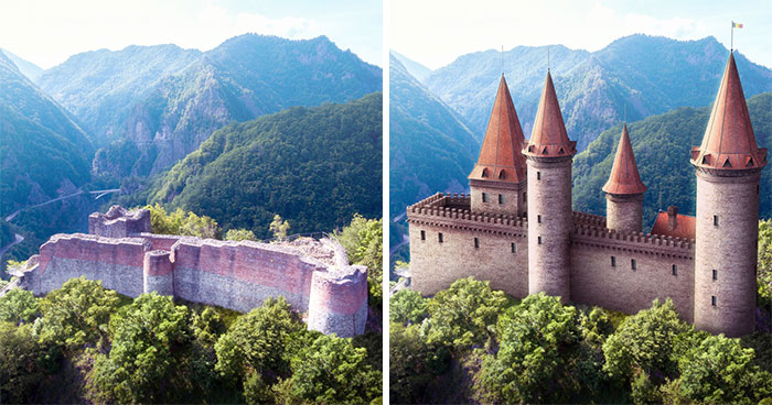 This Is What 7 Castles Across Europe Looked Like Before Falling Into Ruins
