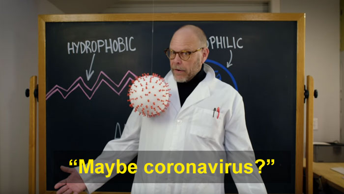 Alton Brown Explains Why Soap Is Better Than Hand Sanitizer In An Amusing Handwashing Tutorial Alton Brown Explains Why Soap Is Better Than Hand Sanitizer In An Amusing Handwashing Tutorial