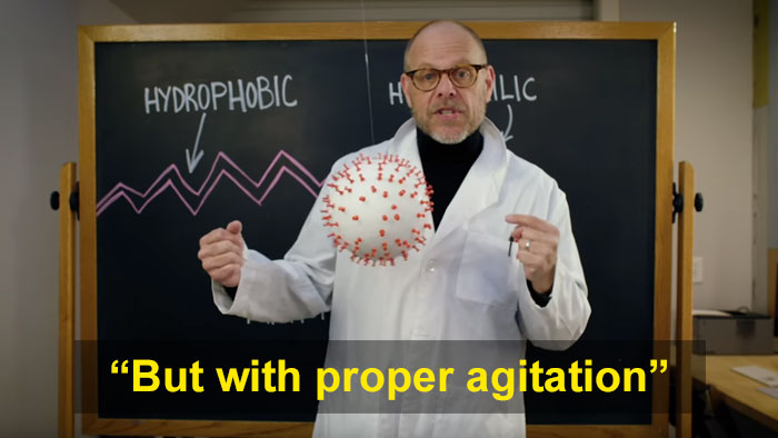 Alton Brown Explains Why Soap Is Better Than Hand Sanitizer In An Amusing Handwashing Tutorial