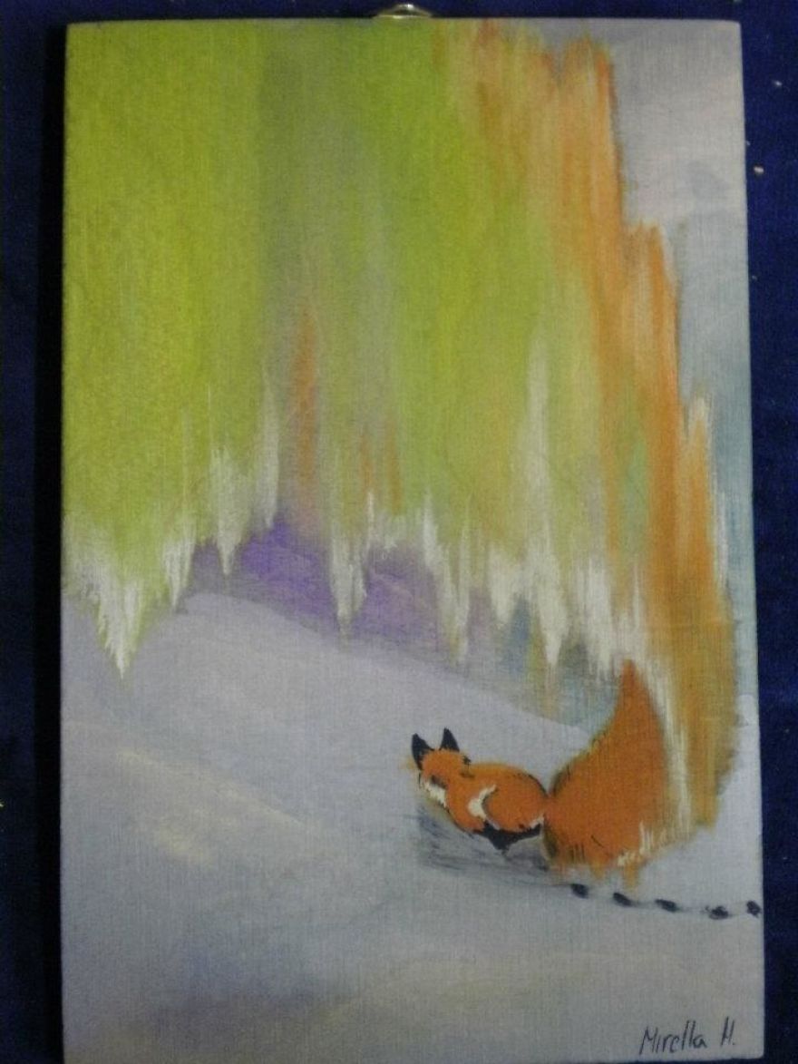 Watercolors On Plywood