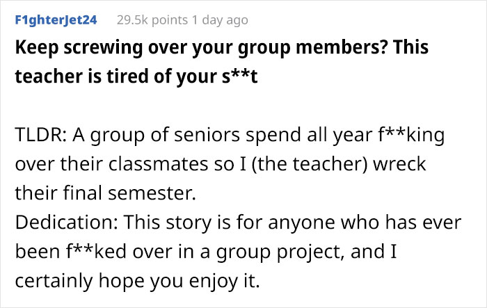 Teacher Shares How He Prepared And Executed A Super Detailed Plan On How To Punish 7 Slackers With Protective Parents Teacher Shares How He Prepared And Executed A Super Detailed Plan On How To Punish 7 Slackers With Protective Parents