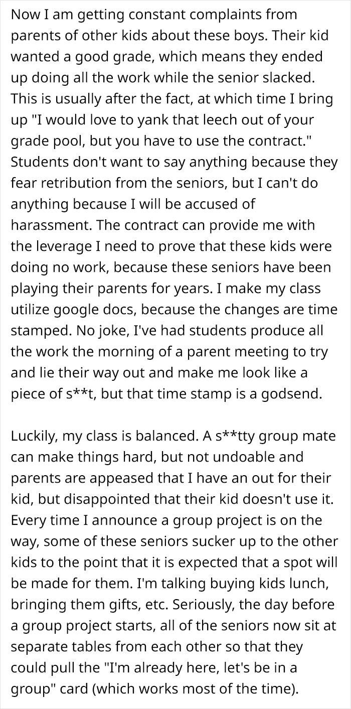Teacher Shares How He Prepared And Executed A Super Detailed Plan On How To Punish 7 Slackers With Protective Parents Teacher Shares How He Prepared And Executed A Super Detailed Plan On How To Punish 7 Slackers With Protective Parents