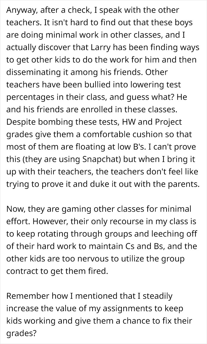 Teacher Shares How He Prepared And Executed A Super Detailed Plan On How To Punish 7 Slackers With Protective Parents Teacher Shares How He Prepared And Executed A Super Detailed Plan On How To Punish 7 Slackers With Protective Parents