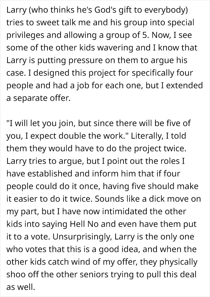 Teacher Shares How He Prepared And Executed A Super Detailed Plan On How To Punish 7 Slackers With Protective Parents Teacher Shares How He Prepared And Executed A Super Detailed Plan On How To Punish 7 Slackers With Protective Parents