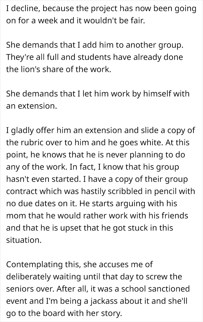 Teacher Shares How He Prepared And Executed A Super Detailed Plan On How To Punish 7 Slackers With Protective Parents Teacher Shares How He Prepared And Executed A Super Detailed Plan On How To Punish 7 Slackers With Protective Parents
