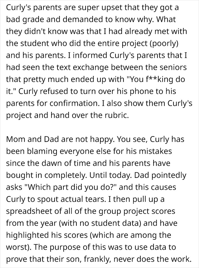 Teacher Shares How He Prepared And Executed A Super Detailed Plan On How To Punish 7 Slackers With Protective Parents Teacher Shares How He Prepared And Executed A Super Detailed Plan On How To Punish 7 Slackers With Protective Parents
