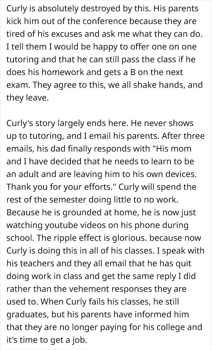 Teacher Shares How He Prepared And Executed A Super Detailed Plan On How To Punish 7 Slackers With Protective Parents Teacher Shares How He Prepared And Executed A Super Detailed Plan On How To Punish 7 Slackers With Protective Parents