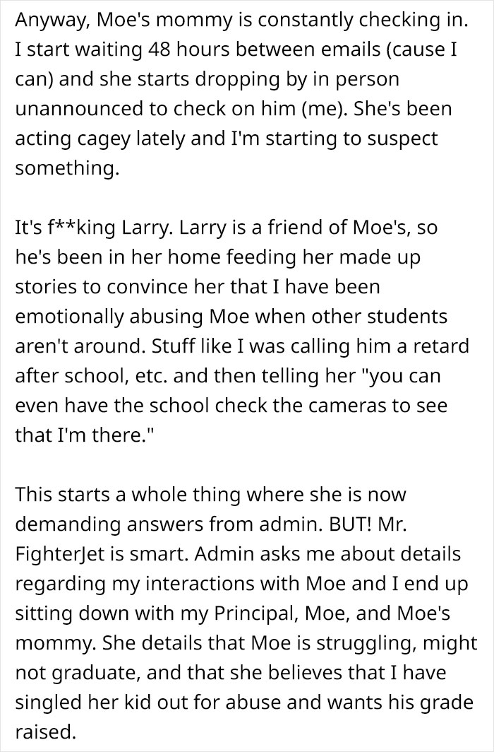 Teacher Shares How He Prepared And Executed A Super Detailed Plan On How To Punish 7 Slackers With Protective Parents Teacher Shares How He Prepared And Executed A Super Detailed Plan On How To Punish 7 Slackers With Protective Parents