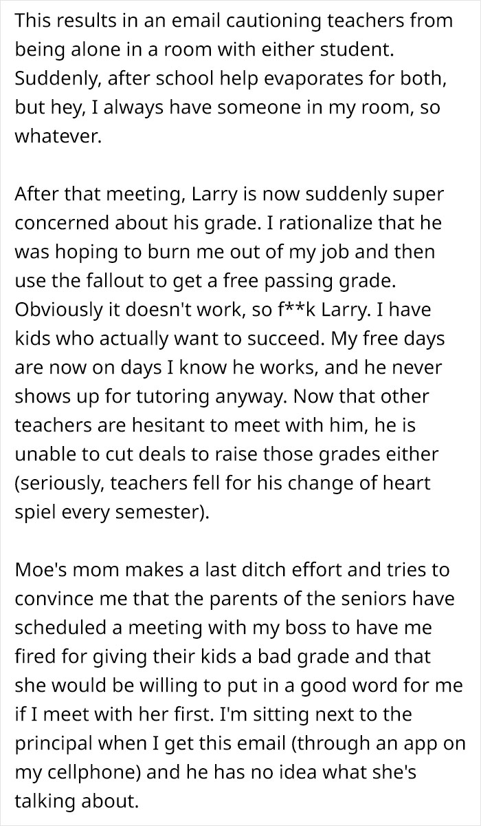 Teacher Shares How He Prepared And Executed A Super Detailed Plan On How To Punish 7 Slackers With Protective Parents Teacher Shares How He Prepared And Executed A Super Detailed Plan On How To Punish 7 Slackers With Protective Parents