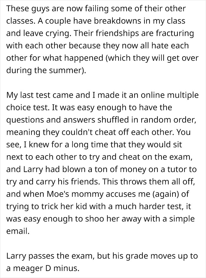 Teacher Shares How He Prepared And Executed A Super Detailed Plan On How To Punish 7 Slackers With Protective Parents Teacher Shares How He Prepared And Executed A Super Detailed Plan On How To Punish 7 Slackers With Protective Parents