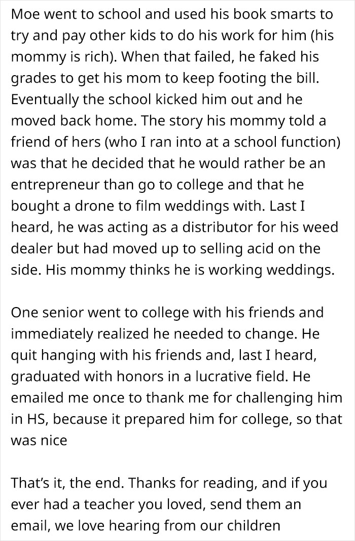 Teacher Shares How He Prepared And Executed A Super Detailed Plan On How To Punish 7 Slackers With Protective Parents Teacher Shares How He Prepared And Executed A Super Detailed Plan On How To Punish 7 Slackers With Protective Parents