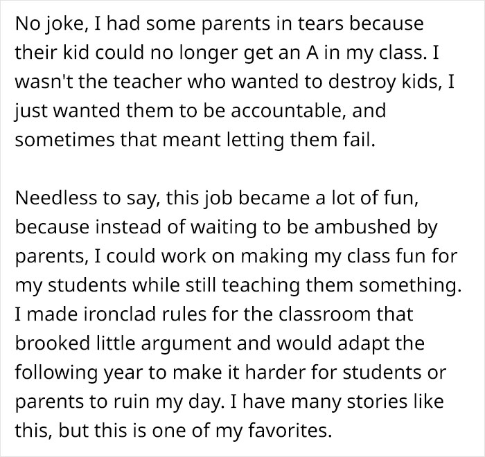 Teacher Shares How He Prepared And Executed A Super Detailed Plan On How To Punish 7 Slackers With Protective Parents Teacher Shares How He Prepared And Executed A Super Detailed Plan On How To Punish 7 Slackers With Protective Parents