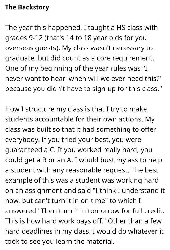 Teacher Shares How He Prepared And Executed A Super Detailed Plan On How To Punish 7 Slackers With Protective Parents Teacher Shares How He Prepared And Executed A Super Detailed Plan On How To Punish 7 Slackers With Protective Parents
