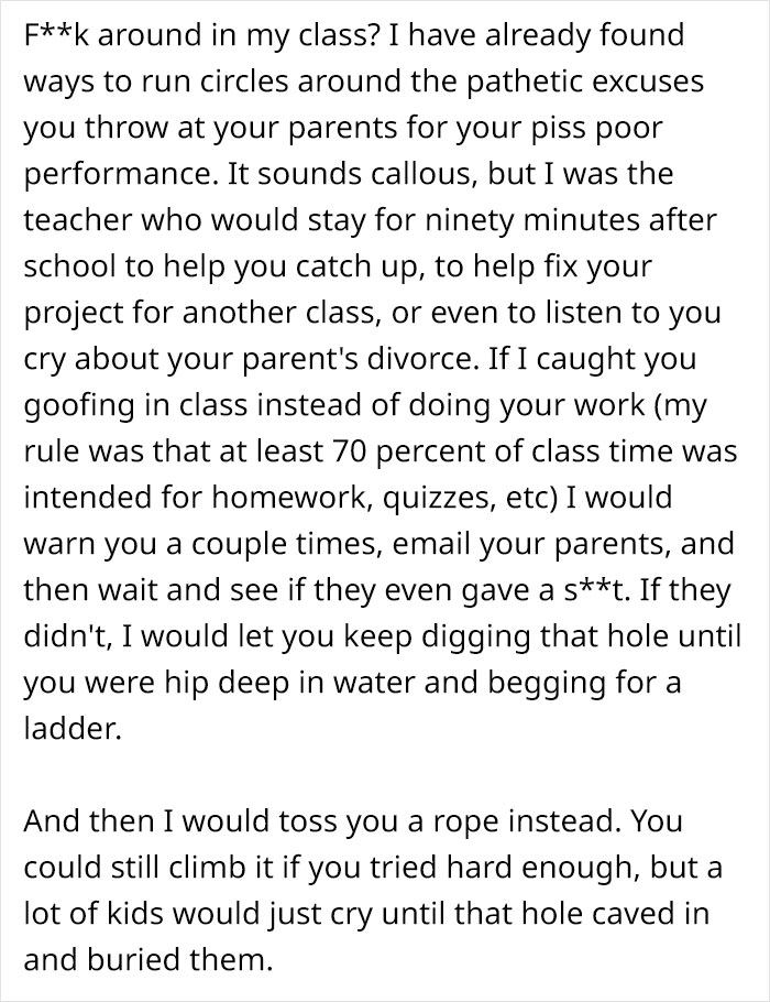 Teacher Shares How He Prepared And Executed A Super Detailed Plan On How To Punish 7 Slackers With Protective Parents Teacher Shares How He Prepared And Executed A Super Detailed Plan On How To Punish 7 Slackers With Protective Parents