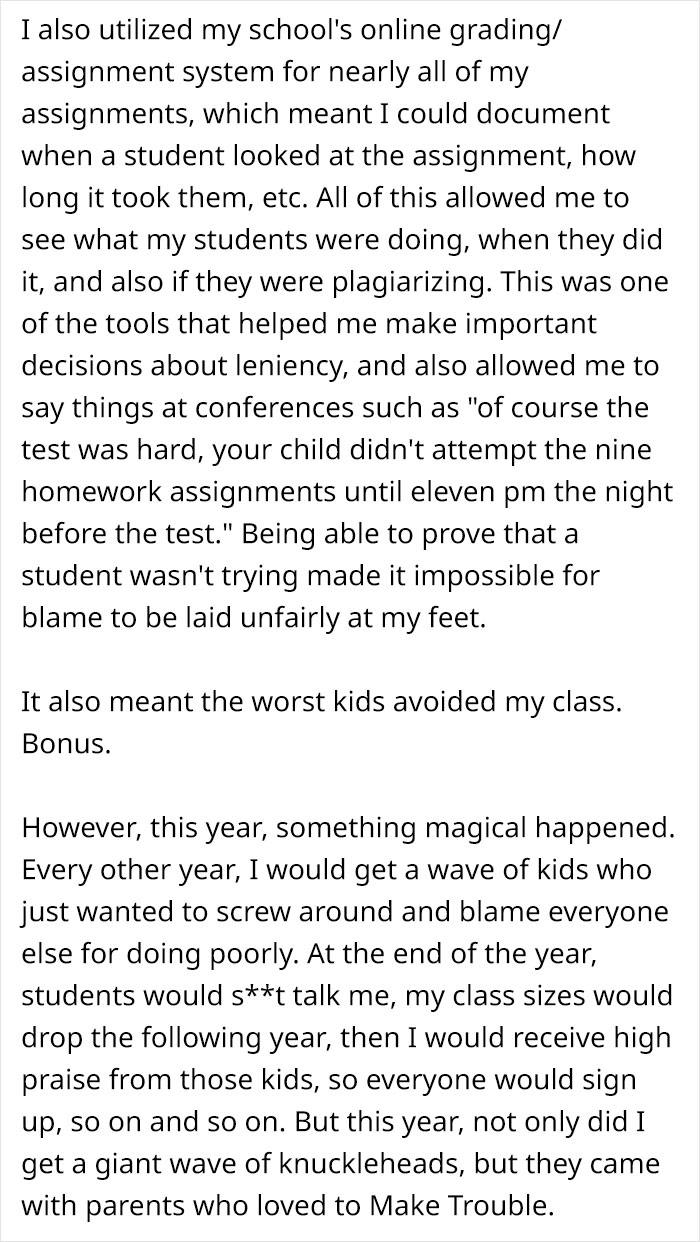Teacher Shares How He Prepared And Executed A Super Detailed Plan On How To Punish 7 Slackers With Protective Parents Teacher Shares How He Prepared And Executed A Super Detailed Plan On How To Punish 7 Slackers With Protective Parents