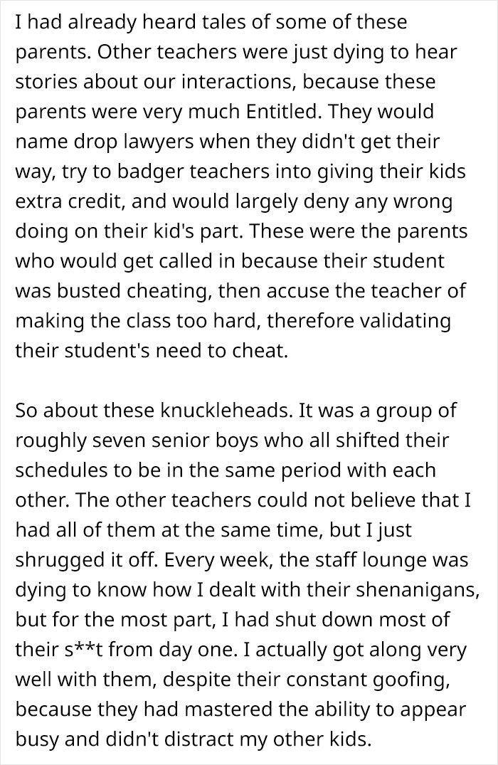 Teacher Shares How He Prepared And Executed A Super Detailed Plan On How To Punish 7 Slackers With Protective Parents Teacher Shares How He Prepared And Executed A Super Detailed Plan On How To Punish 7 Slackers With Protective Parents