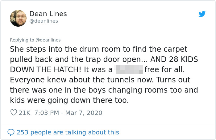 Six 14 Y.O. Students Accidentally Discovered Secret Tunnels, Spent 3 Weeks Planning A Candy Heist Before Chaos Ensued Six 14 Y.O. Students Accidentally Discovered Secret Tunnels, Spent 3 Weeks Planning A Candy Heist Before Chaos Ensued
