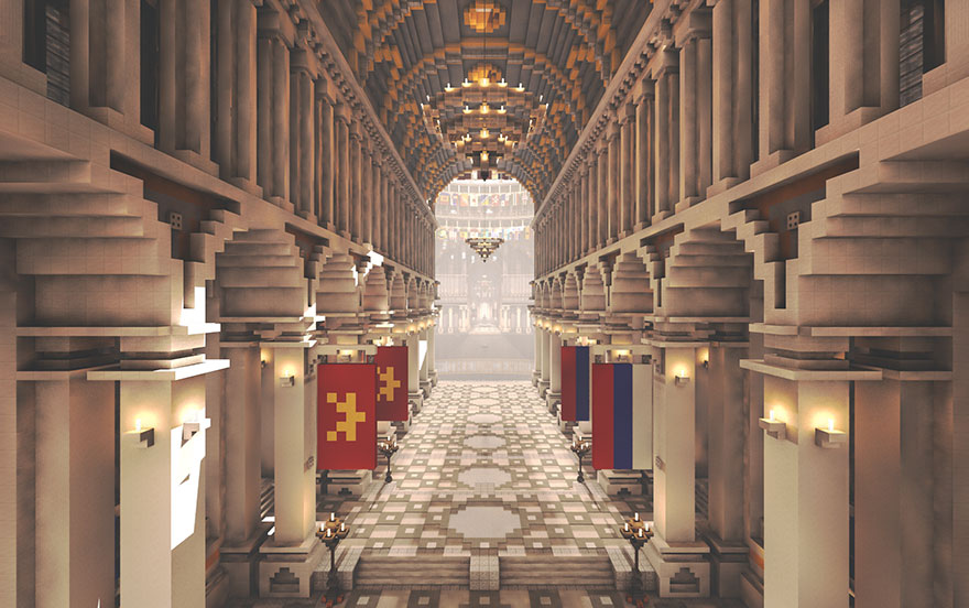 This Library In Minecraft Was Built By 24 People To Fight Censorship Across The World