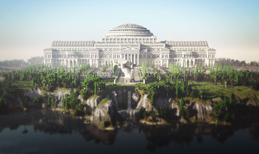 This Library In Minecraft Was Built By 24 People To Fight Censorship Across The World