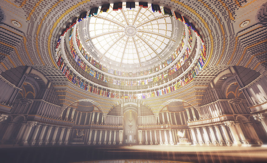 This Library In Minecraft Was Built By 24 People To Fight Censorship Across The World This Library In Minecraft Was Built By 24 People To Fight Censorship Across The World