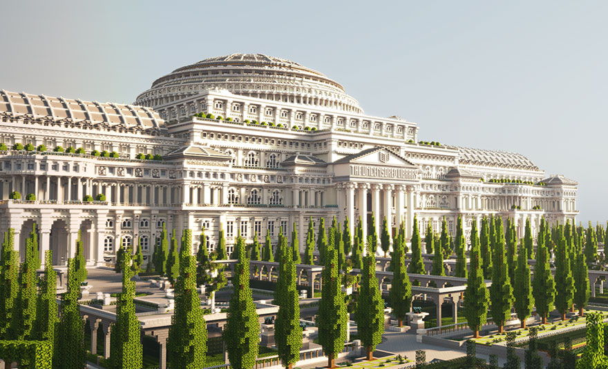 This Library In Minecraft Was Built By 24 People To Fight Censorship Across The World