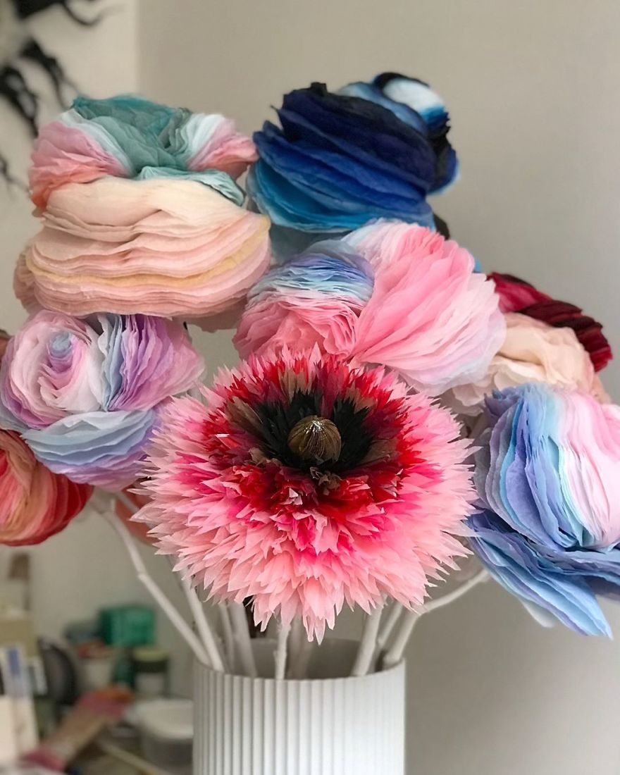 Tissue-Paper-Flower-Art