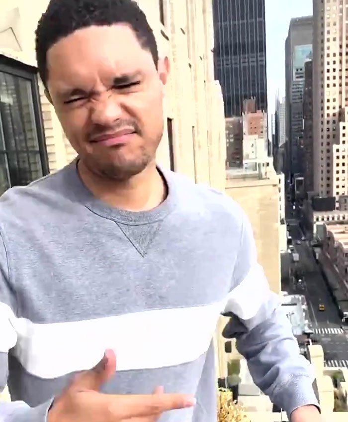 Trevor Noah Tries Singing From A Balcony In NYC Just Like People Did In Italy But Gets Told To Shut Up Trevor Noah Tries Singing From A Balcony In NYC Just Like People Did In Italy But Gets Told To Shut Up