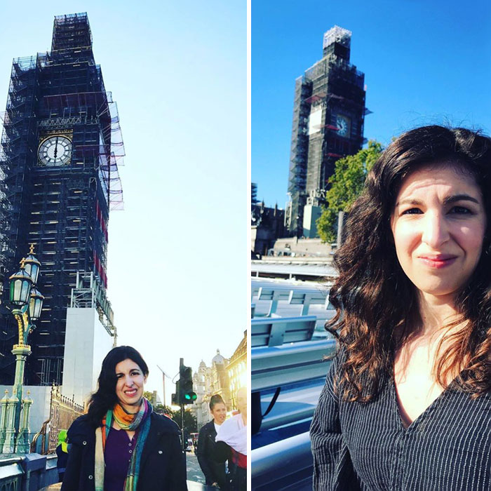 Big Ben Bust In 2 Parts, Taken One Year Apart