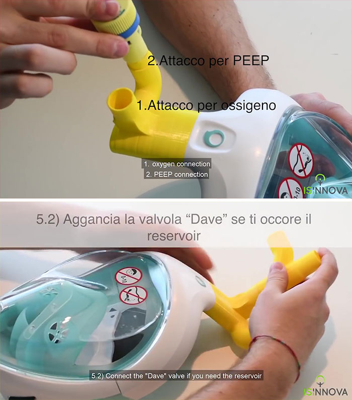 Italian Engineers Turn Snorkeling Masks Into Life-Saving Ventilators Italian Engineers Turn Snorkeling Masks Into Life-Saving Ventilators