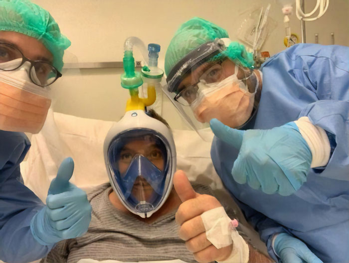Italian Engineers Turn Snorkeling Masks Into Life-Saving Ventilators