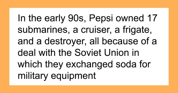 Here Are 30 Of The Most Ridiculous Facts In History