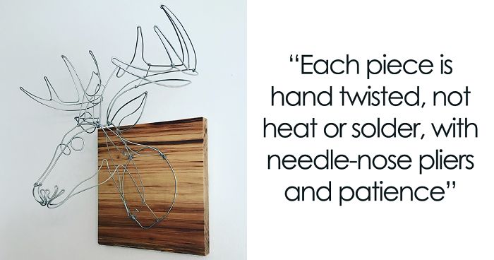 I Use Needle-Nose Pliers To Create These Wire Sculptures (50 Pics)