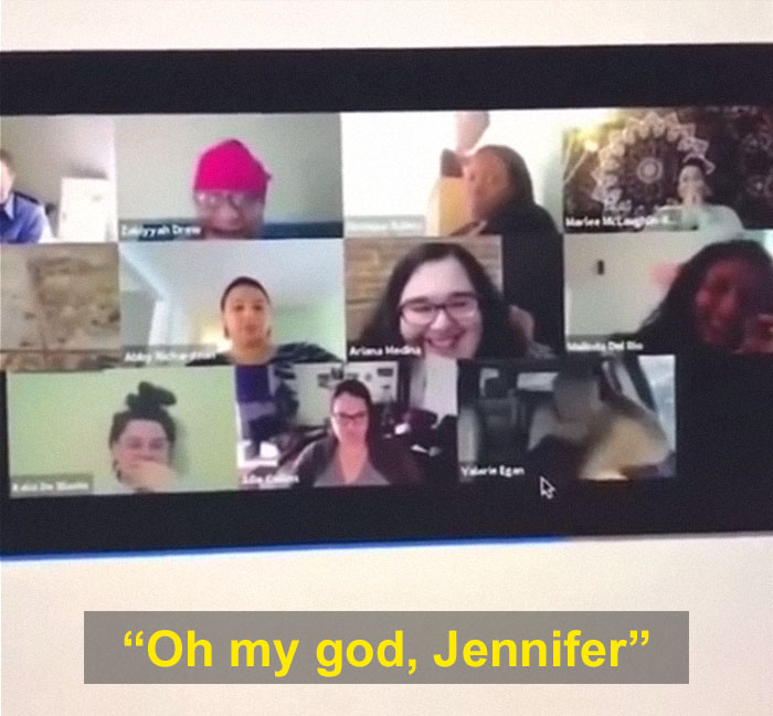Woman Forgets She’s In A Video Conference, Starts Pooping Woman Forgets She’s In A Video Conference, Starts Pooping