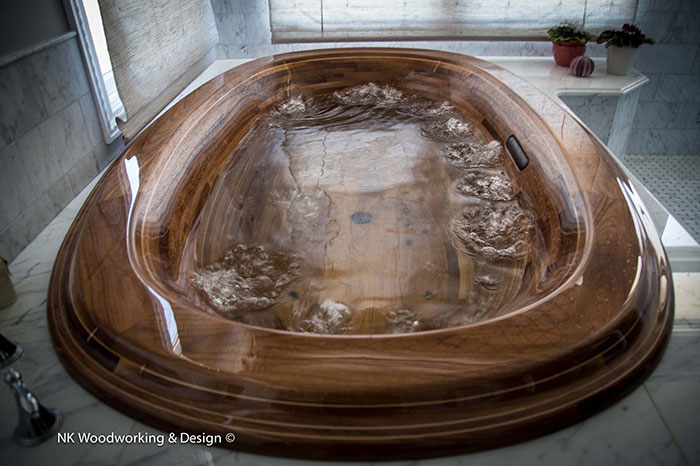 This Woodworker Uses His Background In Shipbuilding To Create Stunning Wooden Bathtubs This Woodworker Uses His Background In Shipbuilding To Create Stunning Wooden Bathtubs