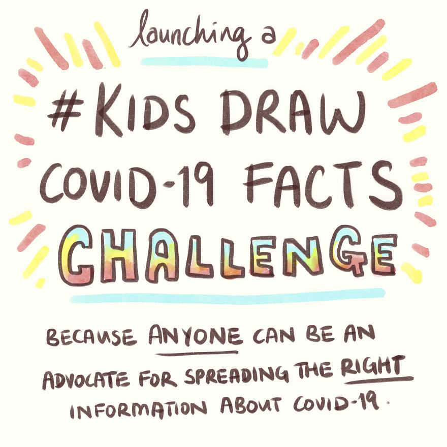 Launching A Kids Draw Covid19 Facts Challenge