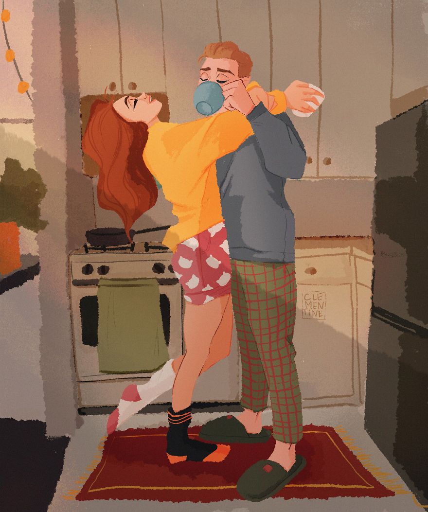 I Made Illustrations Of Daily Life In Quarantine