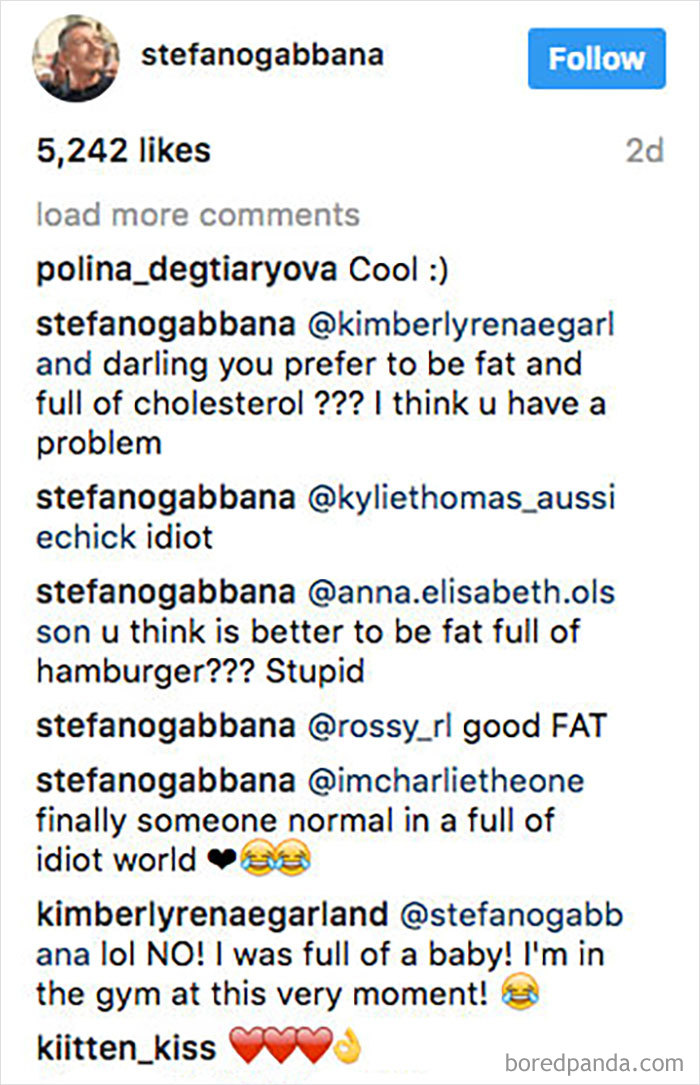 Dolce And Gabbana’s Co-Founder Calls Customers Fat