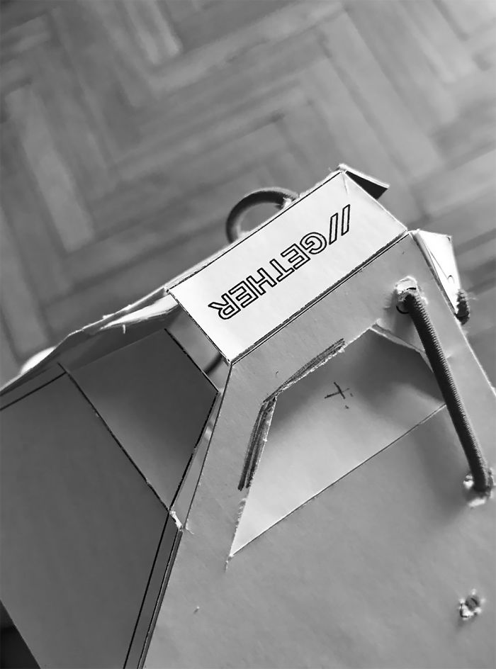 Designers Show How Everyone Can Make A Simple DIY Cardboard Mask With A Replaceable Filter At Home