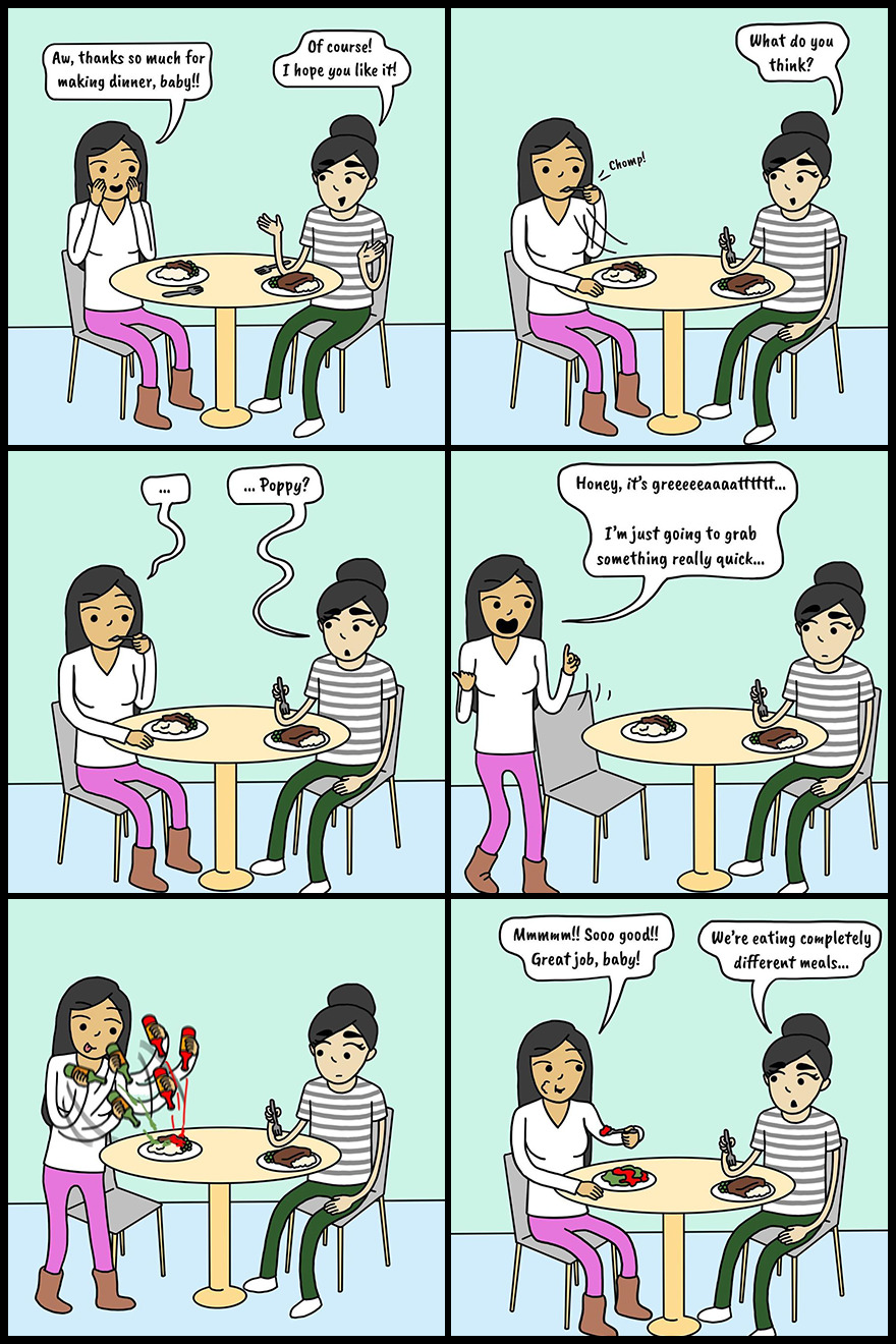 10 Cute And Heartwarming Lesbian Comics I Made About My Relationship With My Girlfriend