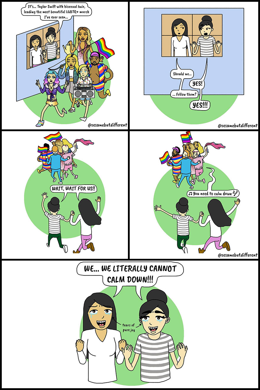 10 Cute And Heartwarming Lesbian Comics I Made About My Relationship With My Girlfriend