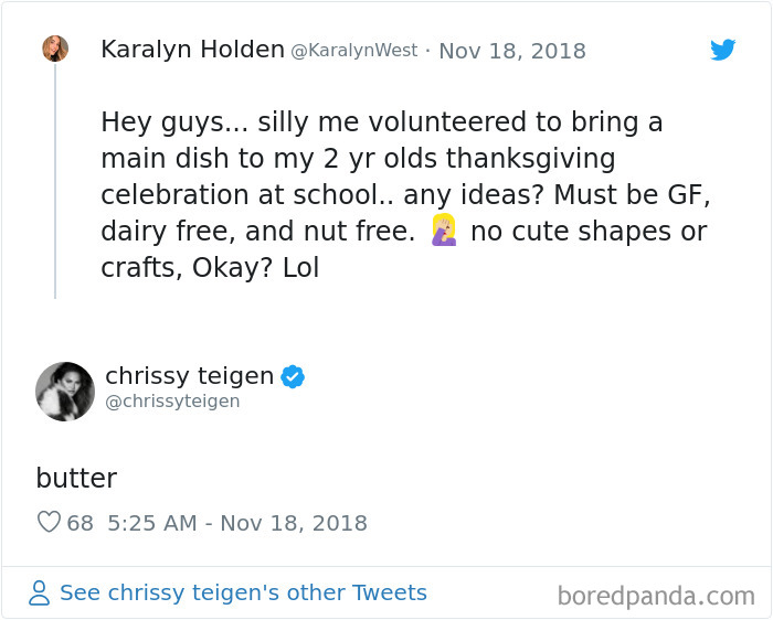 Christine Teigen Tweets