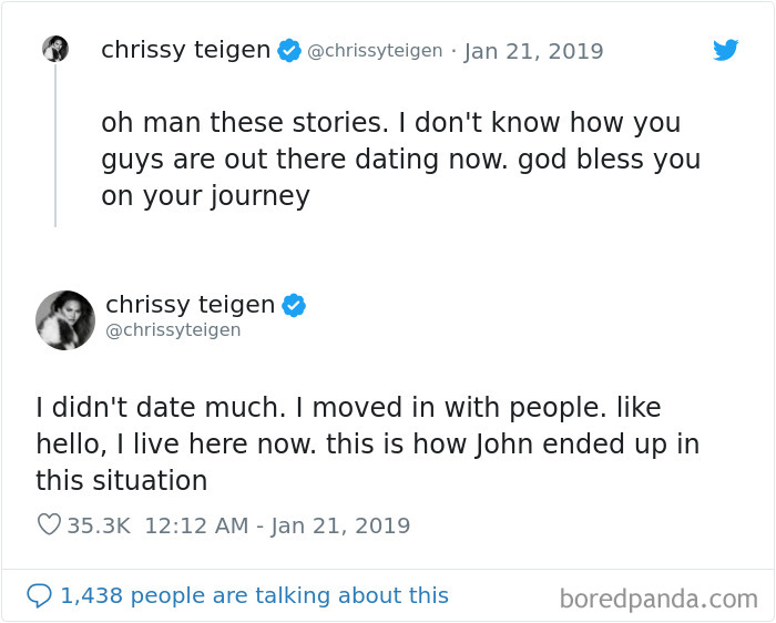 Christine Teigen Tweets